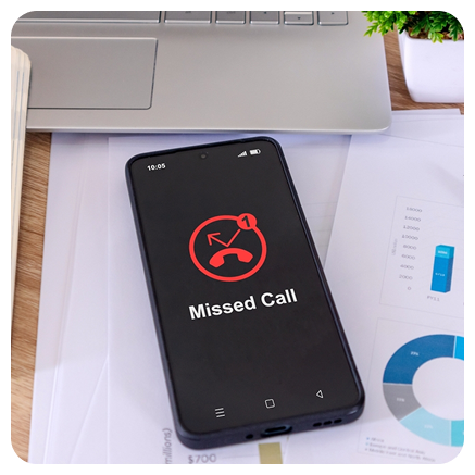 Missed call lead generation system capturing customer numbers